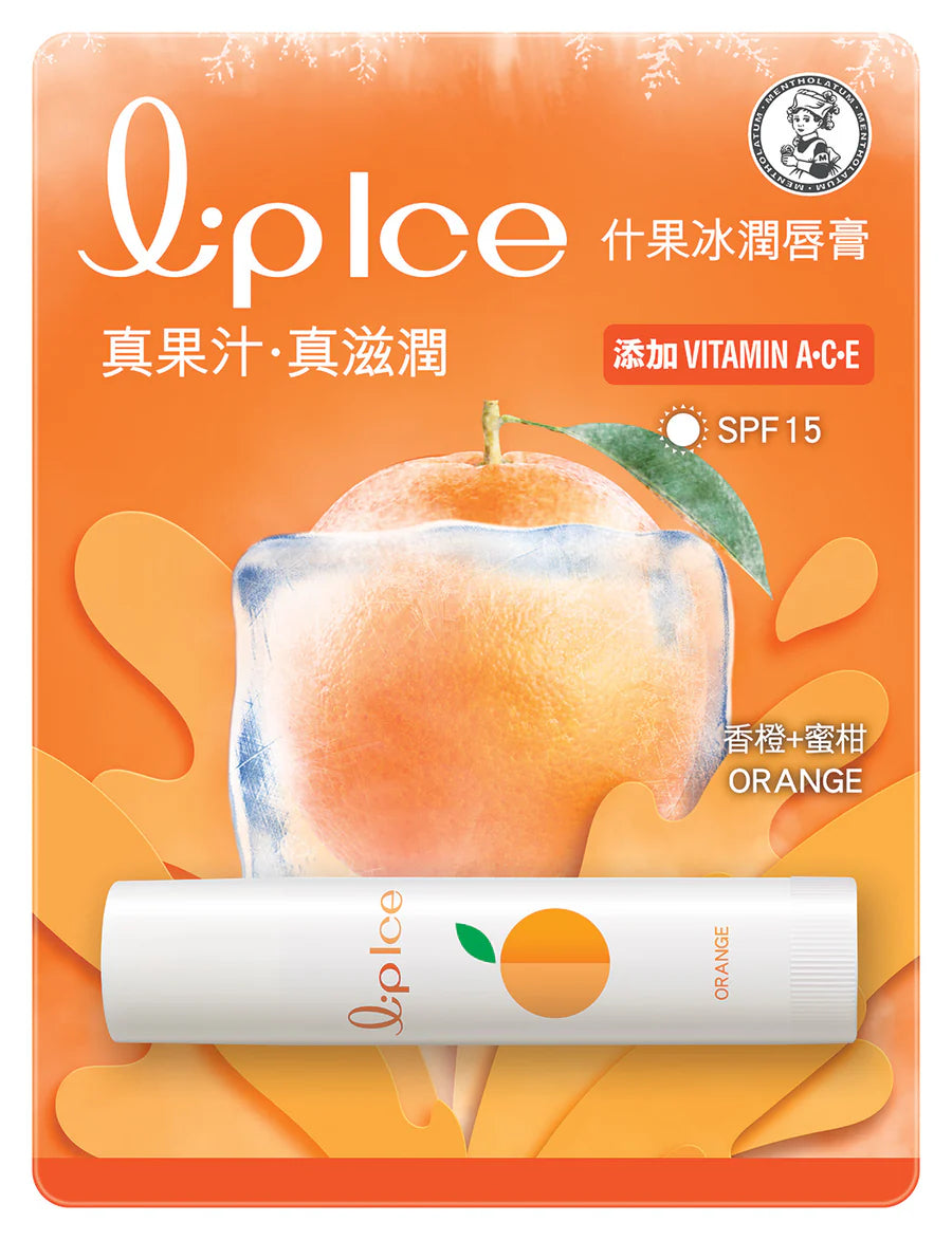 Mentholatum Fruit Ice Lip Balm SPF15 (Orange + Mandarin) 3.5g