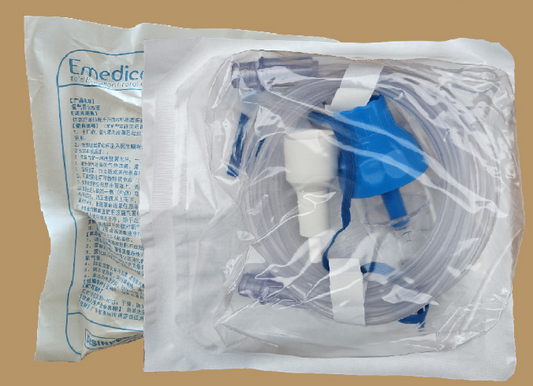 EMedical 用氣切面罩氣切霧化面罩霧化吸氧濕化喉部