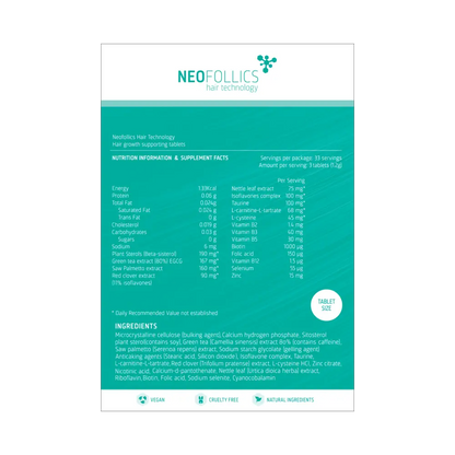 Neofollics 純素激活髮量丸 (100)